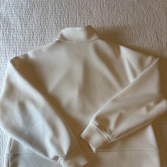 All in Motion Quarter-Zip Pullover - XS (Off-White/Cream) - Picture 6 of 7